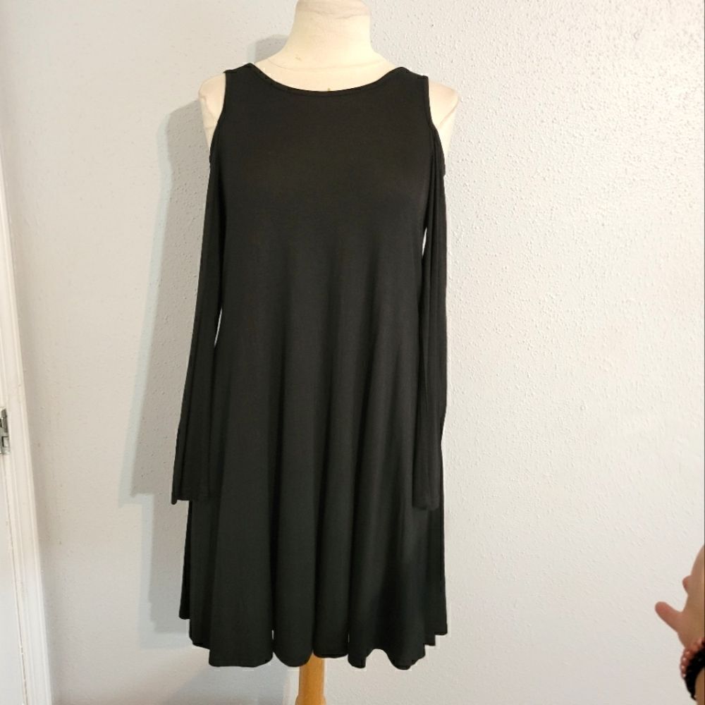 Qixing black simple dress - Picture 4 of 9